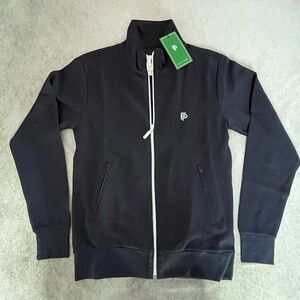 Flint Park Court Jacket Mens Small Navy Blue Full Zip Retro Track Jacket